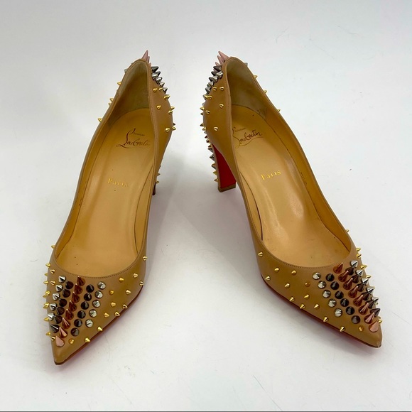 COPY - Christian louboutin  shoes. Beige color. Short heel - Picture 4 of 8